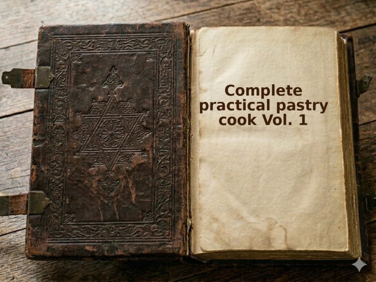 Complete practical pastry cook Vol. 1 - Copertina