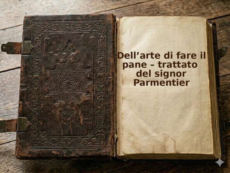 Dell’arte di fare il pane – trattato  del signor Parmentier - Copertina