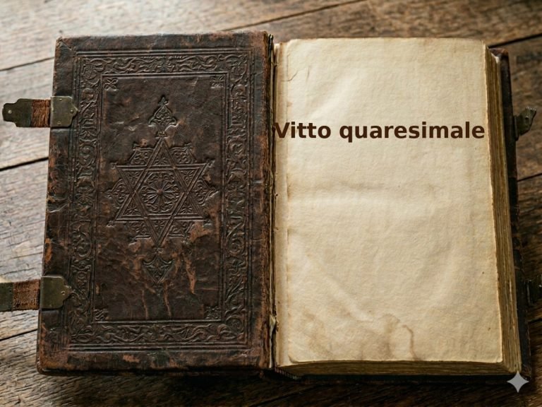 Vitto quaresimale - Copertina